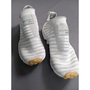 Adidas EQT Support SK Primeknit Womens Grey White Striped Sneakers B37534 Size 6